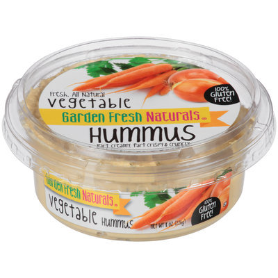 Garden Fresh Natural® Vegetable Hummus 8 oz. Tub