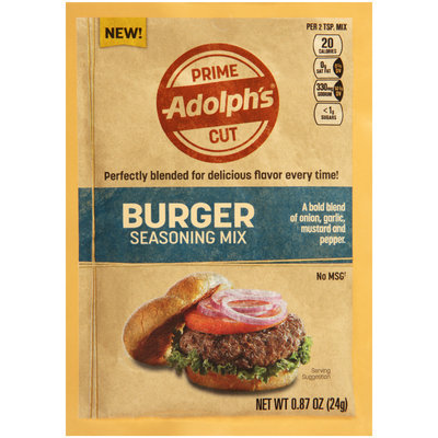 Adalph's® Prime Cut Burger Seasoning Mix 0.87 oz. Packet