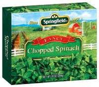 Springfield Chopped Fancy Spinach 10 Oz Box