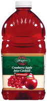 Haggen Cranberry Apple Juice Cocktail 64 Oz Plastic Bottle