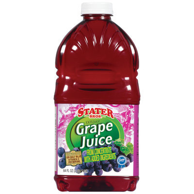 Stater Bros. Grape Juice 64 Oz Plastic Bottle