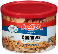 Stater Bros.® Halves & Pieces Original Cashews 8 oz. Canister
