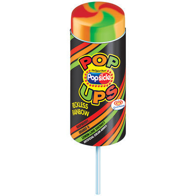 Popsicle Rainbow Sherbet Pop Ups Single Serve Novelty