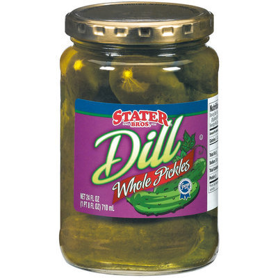 Stater Bros. Whole Dill Pickles 24 Fl Oz Jar