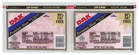 Dak Premium 98% Fat Free 16 Oz Sliced Ham 2 Pk Zip Pak