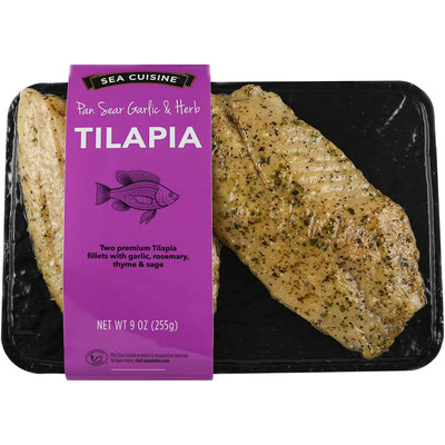 Sea Cuisine® Pan Sear Garlic & Herb Tilapia 9 oz. Pack