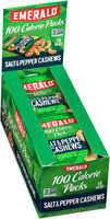 Emerald® Salt & Pepper Cashews 100 Calorie Packs 16-0.62 oz. Bags