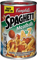 Campbell's SpaghettiOs A to Z's Shaped Pasta with Meatballs in Tomato Sauce