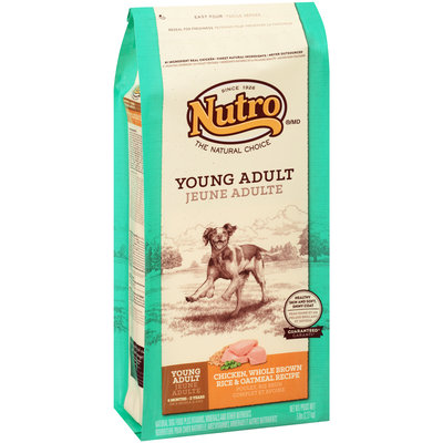 Nutro® Young Adult Chicken, Whole Brown Rice & Oatmeal Recipe Dog Food 5 lb. Bag