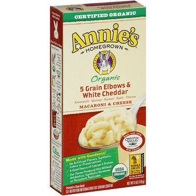 Annie's® Homegrown Organic Grain Elbows & White Cheddar Macaroni & Cheese