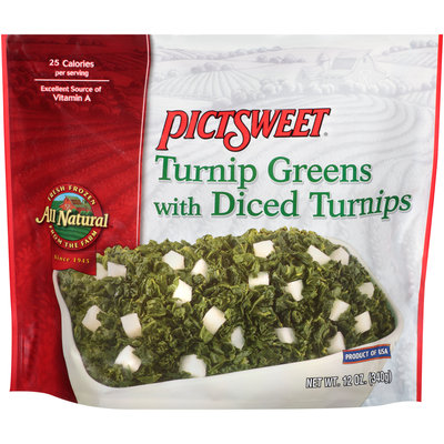 Pictsweet® Turnip Greens with Diced Turnips 12 oz. Bag