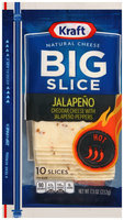 Kraft Big Slice Jalapeno Cheese Slices 10 ct ZIP-PAK®