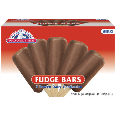 Polar Treats Fudge Bars Ice Cream Bar 20 Pk