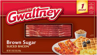 Gwaltney® Brown Sugar Sliced Bacon 16 oz. Box
