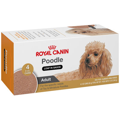 Royal Canin® Breed Health Nutrition® Adult Poodle Loaf in Sauce Wet Dog Food 4-3 oz. Cans