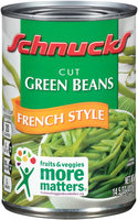 Schnucks® French Style Cut Green Beans 14.5 oz. Can