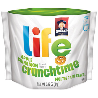 Quaker Life® Go Snacks Crunchtime Apple Cinnamon Cereal