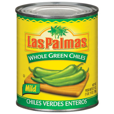 Las Palmas Whole Green Mild Chiles 27 Oz Can