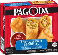 Pagoda® Pork & Shrimp Egg Rolls 12.27 oz. Box