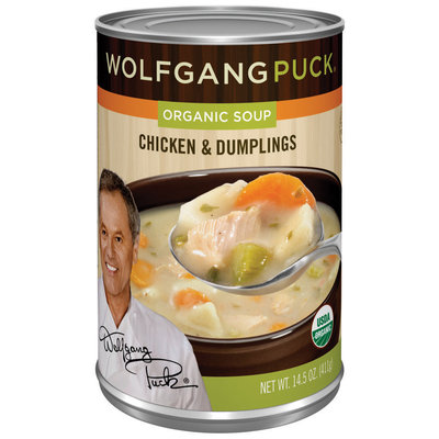 Wolfgang Puck Chicken & Dumplings Organic Soup 14.5 Oz Can