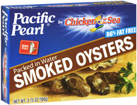 Pacific Pearl® by Chicken of the Sea® Smoked Oysters Packed in Water 3.75 oz