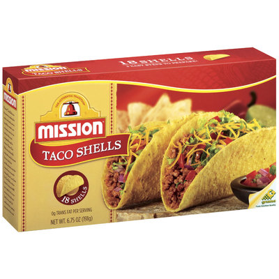 Mission 18 Ct Taco Shells 6.75 Oz Box
