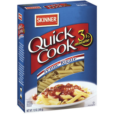 Skinner Quick Cook Penne Rigate 12 Oz Box
