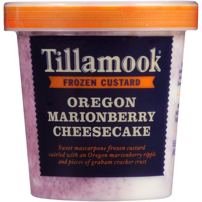 Tillamook® Oregon Marionberry Cheesecake Frozen Custard 15.5 fl oz. Tub