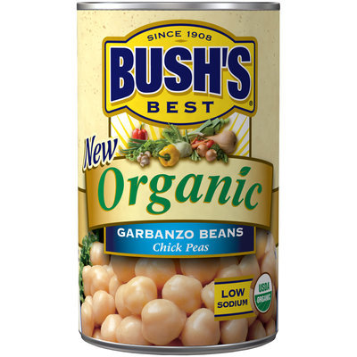 Bush's® Organic Garbanzo Beans Chick Peas 15 oz. Can