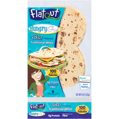 Flatout® Foldit® Hungry Girl Flatbread Traditional White 9 oz. Package