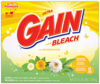 Gain® Ultra Outdoor Sunshine Bleach with FreshLock Powder Laundry Detergent 84 oz. Box