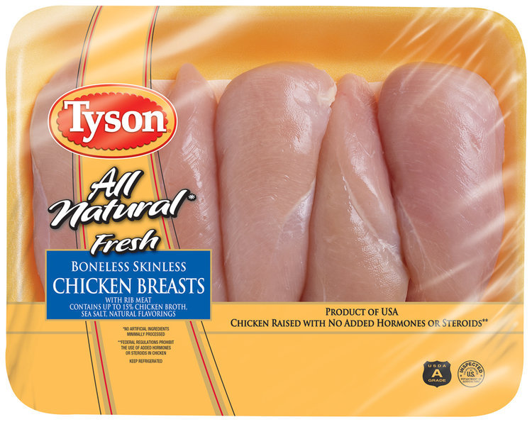 Tyson® Boneless, Skinless Chicken Breasts with Rib Meat Reviews 2019