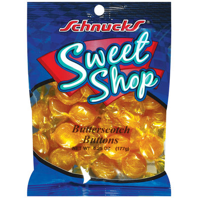 Schnucks Sweet Shop Butterscotch Buttons 6.25 Oz Peg