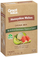Great Value™ Honeydew Melon Drink Mix 2.22 oz. Box