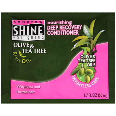 Smooth 'n Shine Polishing Olive & Tea Tree RevivOil Nourishing Deep Recovery Conditioner 1.7 fl. oz. Pouch