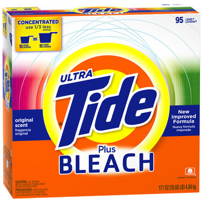Tide Ultra Plus Bleach Alternative Original Scent Powder Laundry Detergent 171 oz. Box