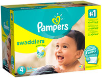 Premium Pampers Swaddlers Diapers Size 4 164 count