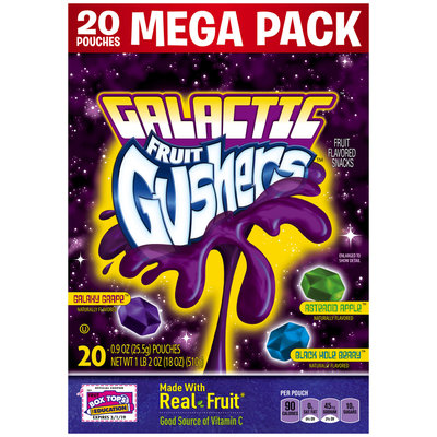 Fruit Gushers™ Galactic Fruit Flavored Snacks