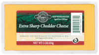 Haggen Extra Sharp Cheddar Cheese 1 Lb