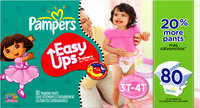 Pampers® Easy Ups Super Pack Girls Size 3T-4T Training Pants