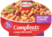 Hormel® Compleats® Beefy Mac & Cheese 7.5 oz. Tray