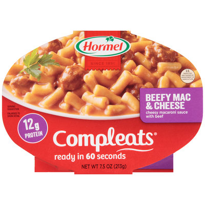 Hormel® Compleats® Beefy Mac & Cheese 7.5 oz. Tray
