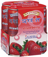 R.W. Knudsen Strawberry 10.5 Oz Spritzer 4 Ct Pack