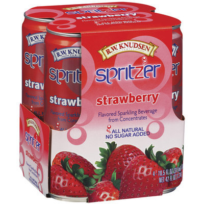 R.W. Knudsen Strawberry 10.5 Oz Spritzer 4 Ct Pack