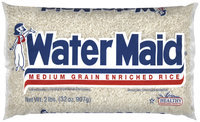 Water Maid Medium Grain Enriched Rice 2 Lb Bag
