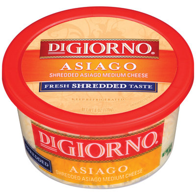 DiGiorno Asiago Shredded Cheese 6 Oz Tub