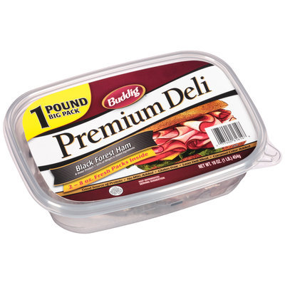 Buddig™ Premium Deli Black Forest Ham 16 oz. Tub