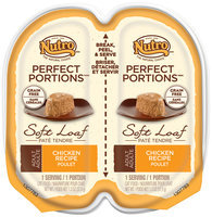 Nutro® Perfect Portions™ Adult Chicken Recipe Soft Loaf Cat Food 2-1.3 oz. Trays
