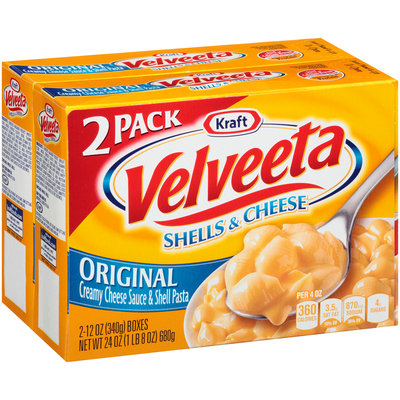 Kraft Velveeta Original Shells & Cheese 2-12 oz. Boxes