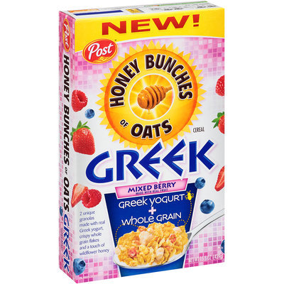 Honey Bunches of Oats Greek Mixed Berry Cereal